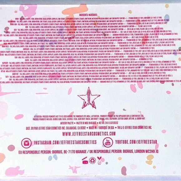 Jeffree Star Jawbreaker Eyeshadow Palette - Vibrant Colors - Picture 4 of 4
